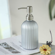 glass lotion and soap dispenser, view 3 - MRSLM