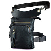 retro leather leg bag, view 6 - MRSLM