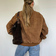 women's retro street style zipper jacket, view 2 - MRSLM