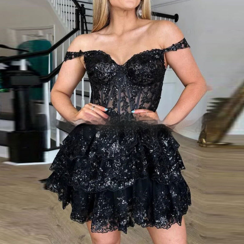 sequin short party dress - MRSLM