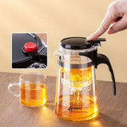 glass teapot with infuser, view 8 - MRSLM