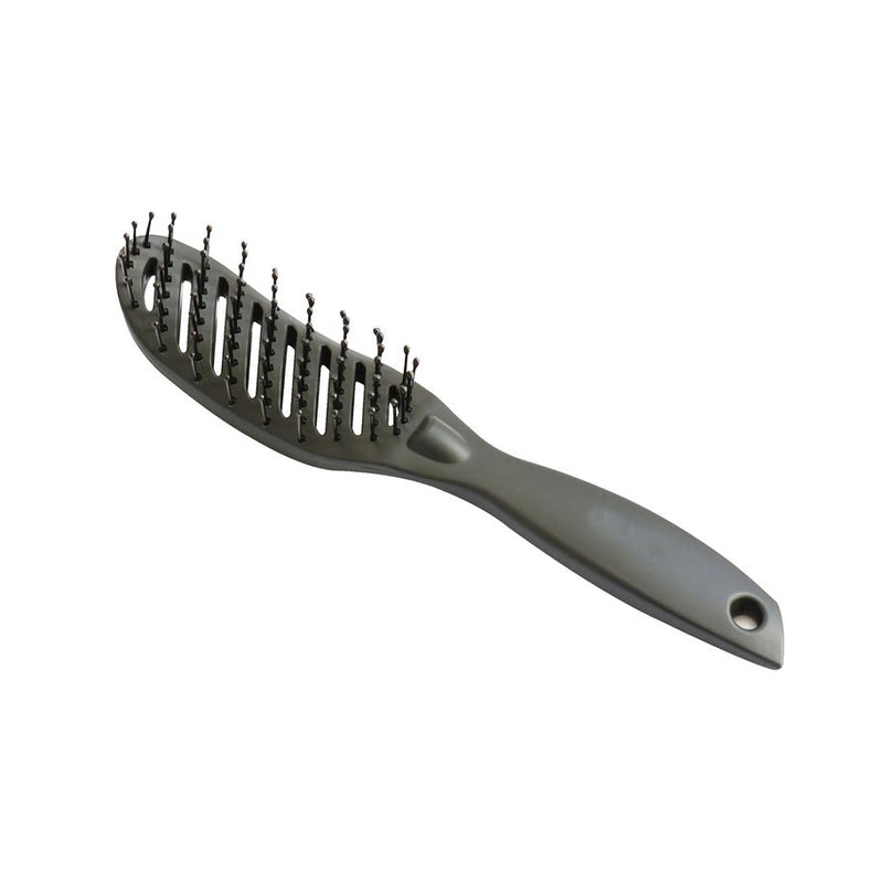 curved vent hair comb, view 4 - MRSLM