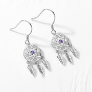 tassel micro set crystal earrings, view 5 - MRSLM