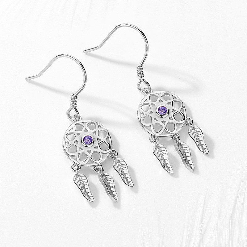 tassel micro set crystal earrings, view 5 - MRSLM
