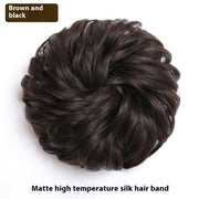 fluffy bun hair band wig, view 9 - MRSLM