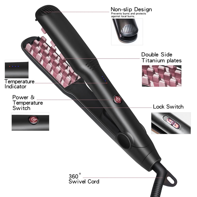 Volumizing ceramic hair iron, view 5 - MRSLM