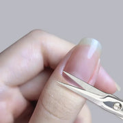 curved cuticle scissors manicure tool, view 4 - MRSLM