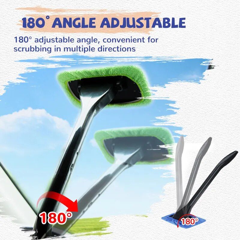 long-handle car window cleaning brush, view 8 - MRSLM