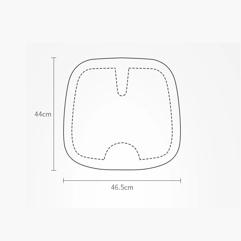 memory foam car seat cushion, view 9 - MRSLM