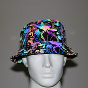 Colorful printed bucket hat, view 4 - MRSLM