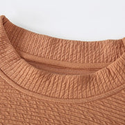 short loose pullover sweatshirt for yoga, view 5 - MRSLM