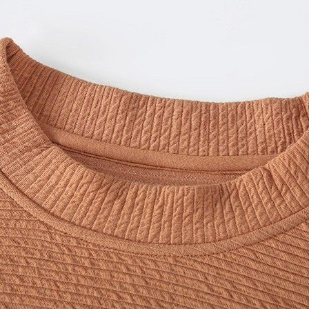 short loose pullover sweatshirt for yoga, view 5 - MRSLM