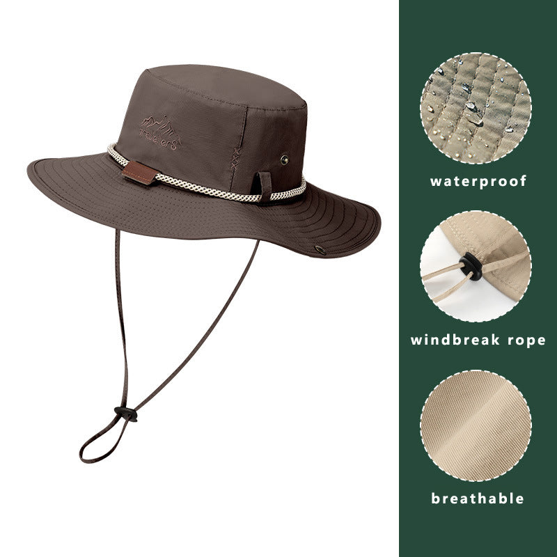 men's waterproof bucket hat, view 2 - MRSLM