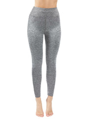 Women's high-waist fleece-lined leggings, view 3 - MRSLM