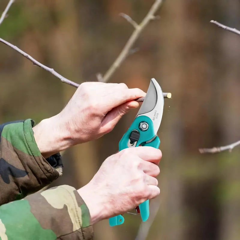 efficient garden shears with safety lock, view 5 - MRSLM