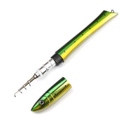 portable telescopic fishing rod set, view 3 - MRSLM
