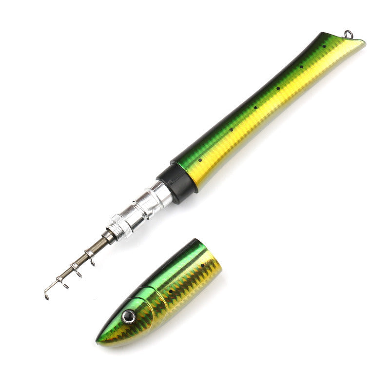 portable telescopic fishing rod set, view 3 - MRSLM