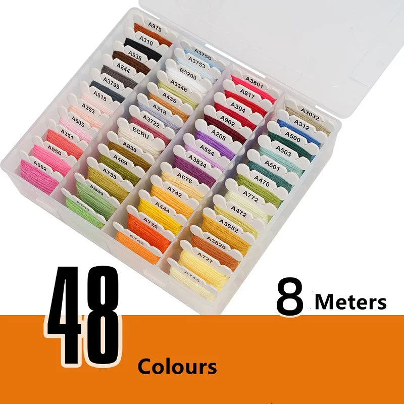 Cotton embroidery thread set, view 4 - MRSLM