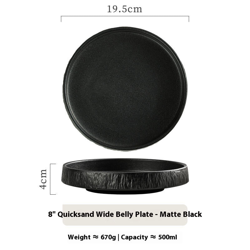 household creative ceramic plate, view 5 - MRSLM