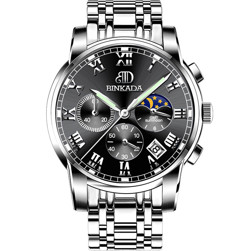 men's fashion quartz watch, view 3 - MRSLM