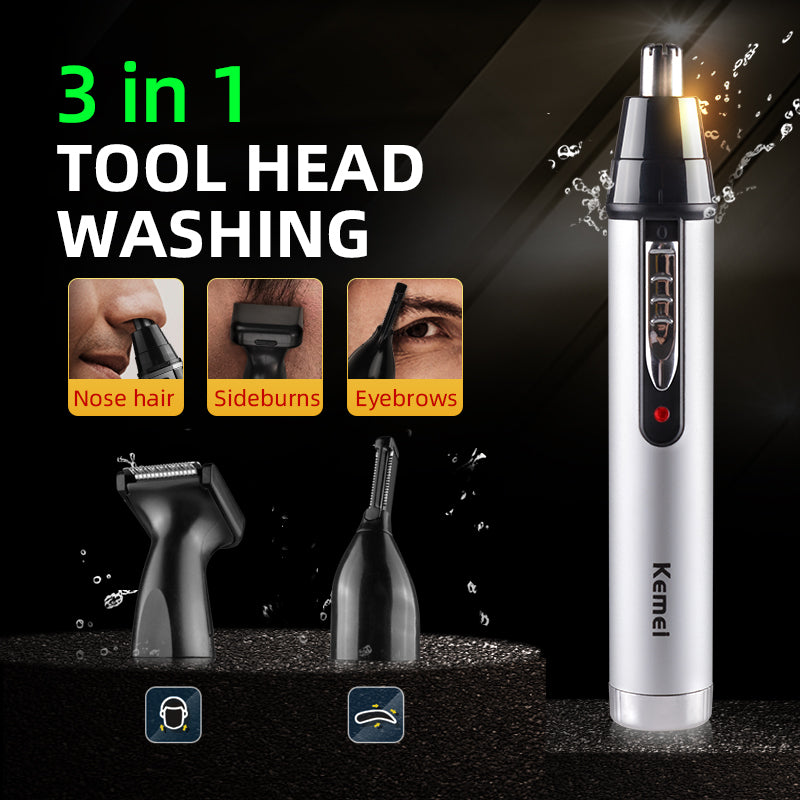 electric nose hair trimmer, view 3 - MRSLM