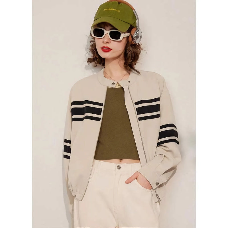 Women's striped jacket, view 4 - MRSLM