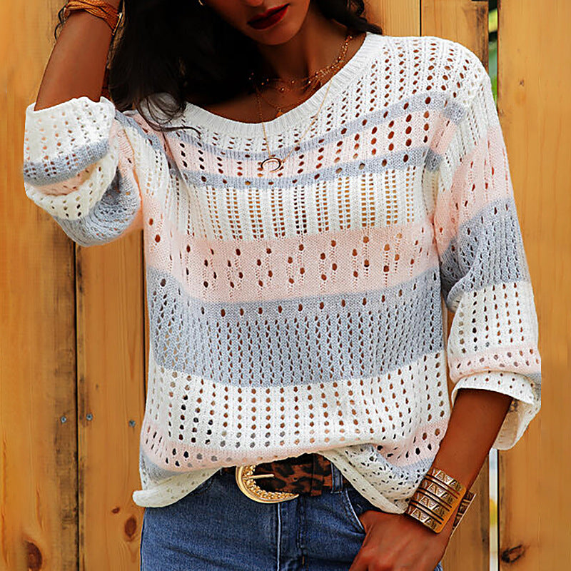women loose casual sweater - MRSLM