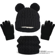 Kids' hat scarf gloves set, view 16 - MRSLM