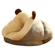 Cozy cat cave bed, view 3 - MRSLM