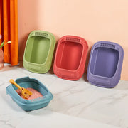 semi-closed cat litter box, view 9 - MRSLM