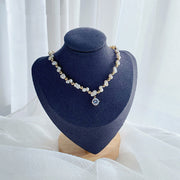 pearl necklace with gift box, view 3 - MRSLM