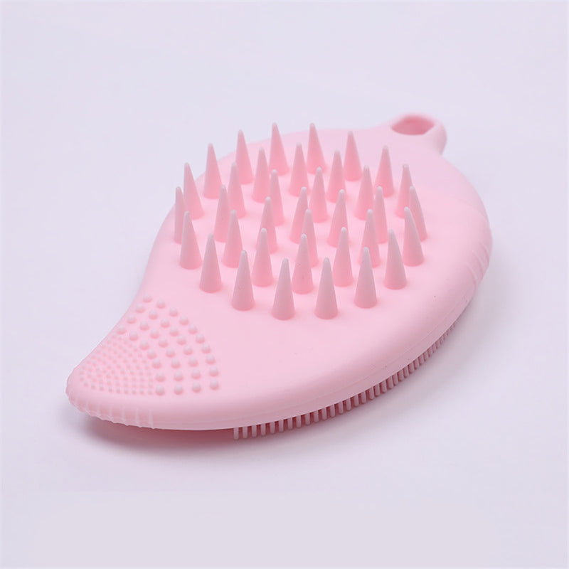 silicone shampoo brush and facial cleanser, view 5 - MRSLM