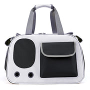 folding pet carrier bag for small dogs and cats, view 8 - MRSLM
