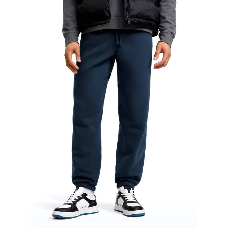 men's cotton fleece sweatpants, view 9 - MRSLM