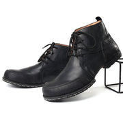 vintage british leather ankle boots, view 6 - MRSLM