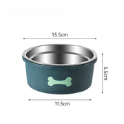 silicone non-slip pet bowl, view 2 - MRSLM