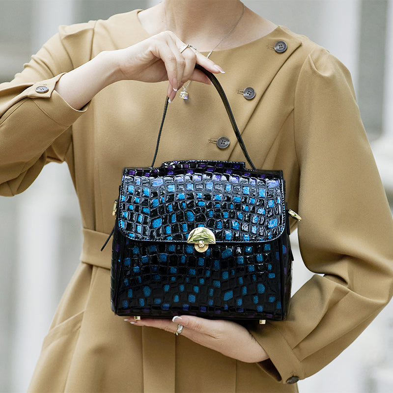 handmade genuine leather handbag - MRSLM