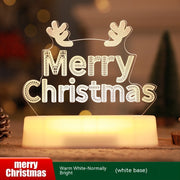 christmas 3d acrylic led night light, view 11 - MRSLM