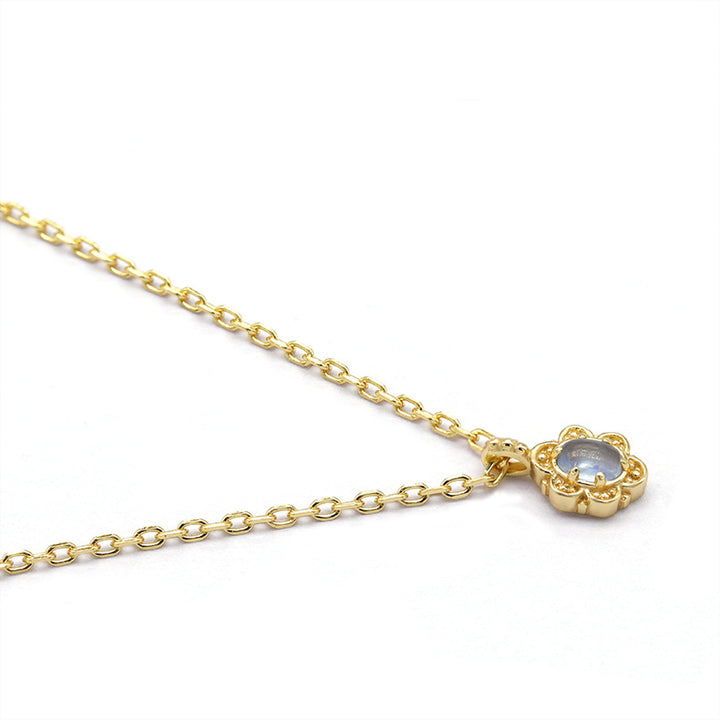 Blue Treasure Sterling Silver Necklace