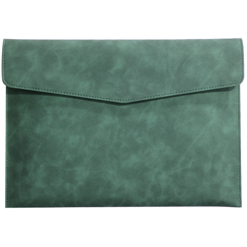 A4 PU leather document organizer, view 12 - MRSLM