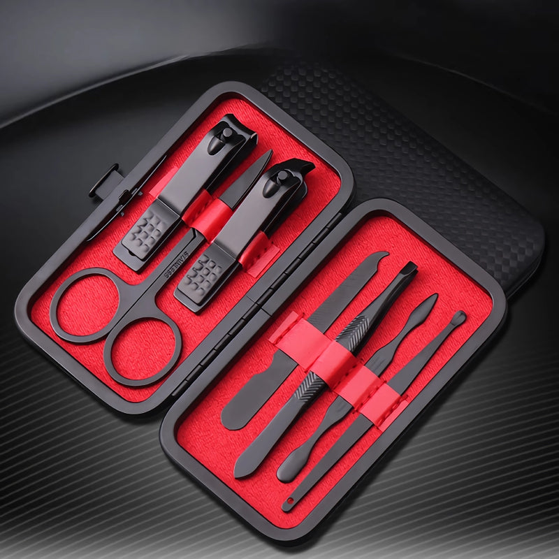 7-piece professional nail clippers kit, view 3 - MRSLM