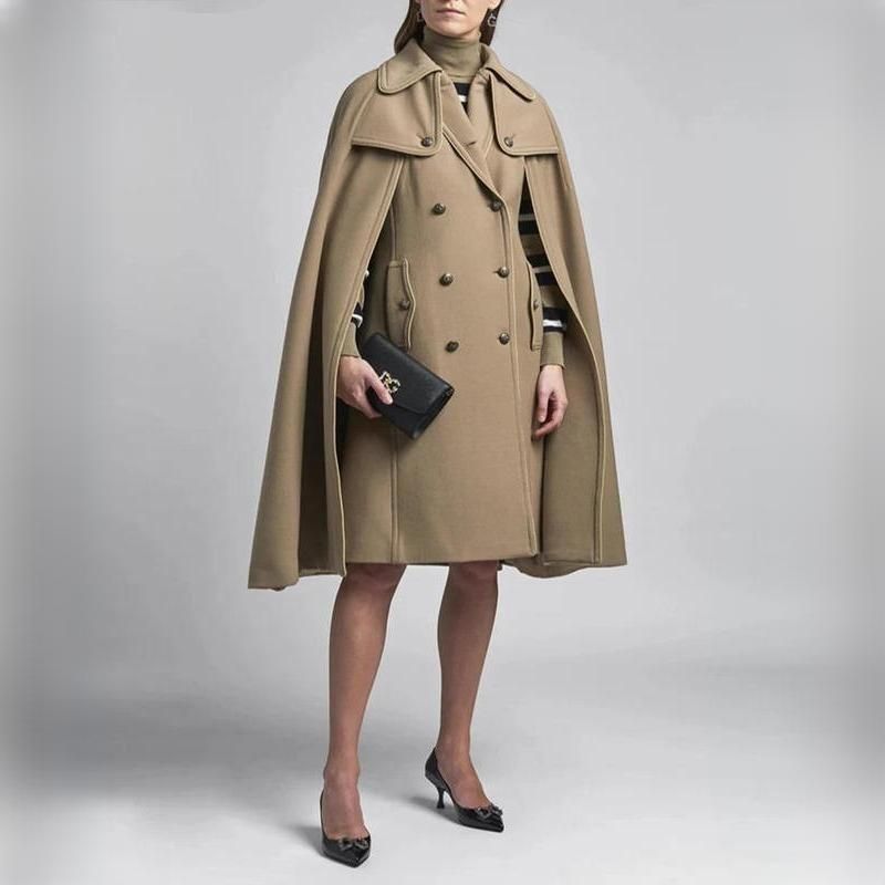 shawl-style women's coat - MRSLM