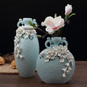 white porcelain vase ornament - MRSLM