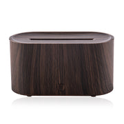 wood grain flame humidifier USB essential oil diffuser, view 3 - MRSLM
