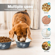 non-slip stainless steel dog bowls, view 5 - MRSLM