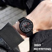 men's large dial quartz watch - MRSLM
