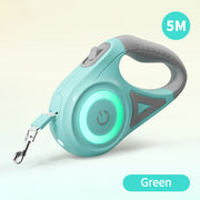 LED retractable dog leash, view 2 - MRSLM
