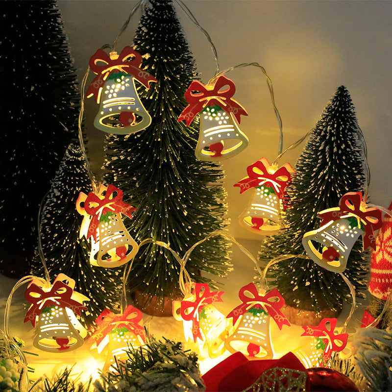 Christmas LED String Lights Santa Claus Elk Snowman Ornament Decorations