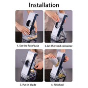 multifunctional vegetable cutter and food slicer, view 9 - MRSLM