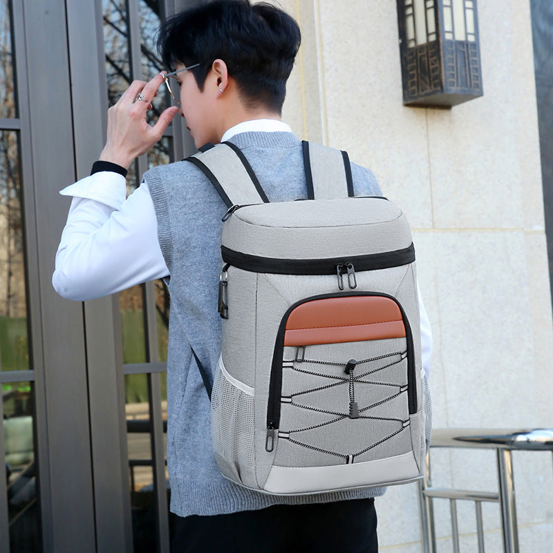 Insulated picnic backpack, view 3 - MRSLM